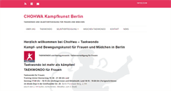 Desktop Screenshot of chohwa.de
