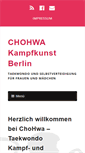 Mobile Screenshot of chohwa.de